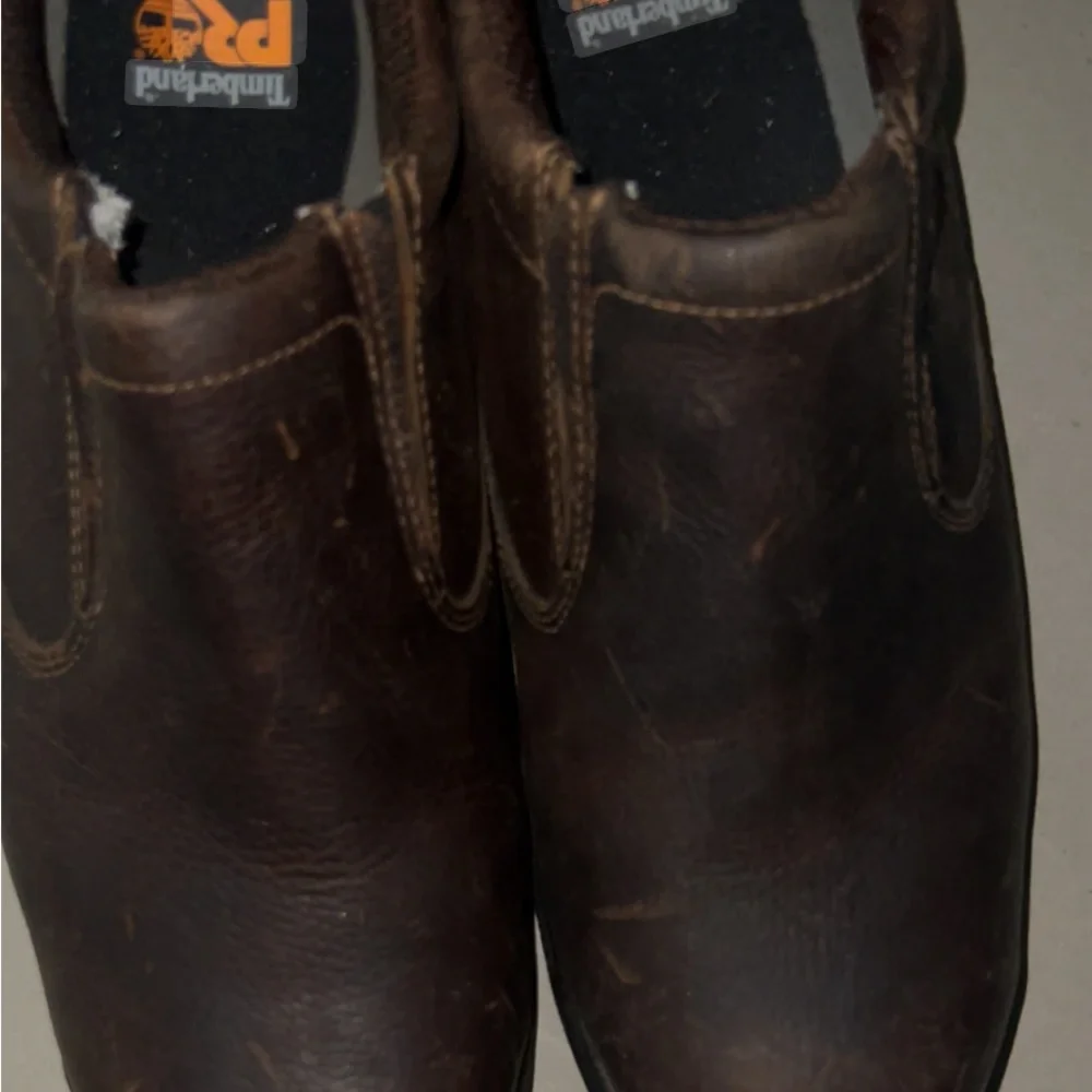 Timberland PRO Men's, Camel Brown, Alloy Toe, EH, Slip On. Size 14. Like new.